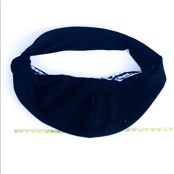 NWOT Large cotton Boho Bag Black & White Checker - Picture 4 of 5